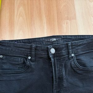 Černé pánské džíny FSBN (Skinny Jeans)