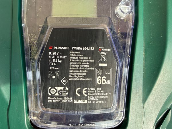 Robotická sekačka Parkside PMRDA 20-Li B2