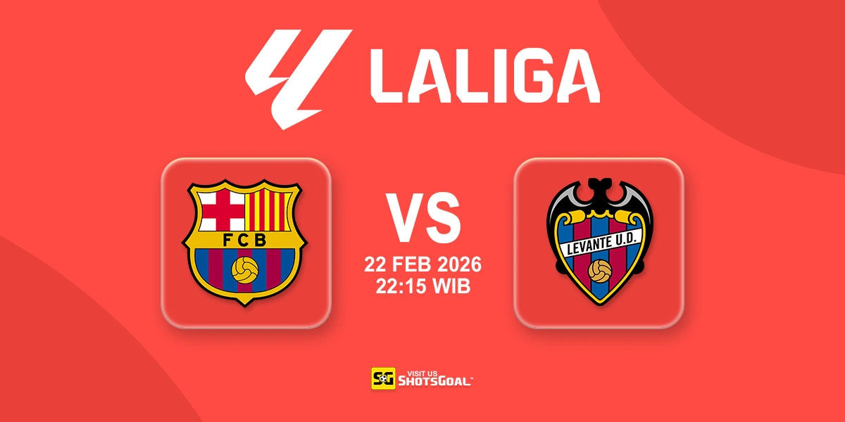 Prediksi Liga Spanyol: Barcelona vs Levante 22 Februari 2026