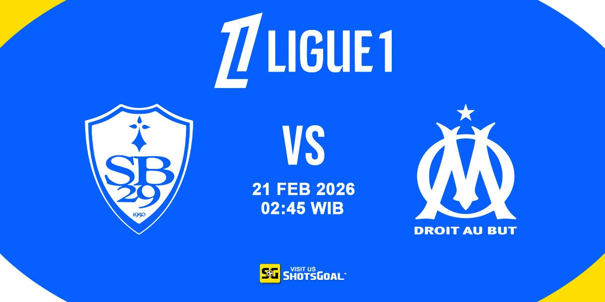 Prediksi Liga Prancis: Brest vs Marseille 21 Februari 2026