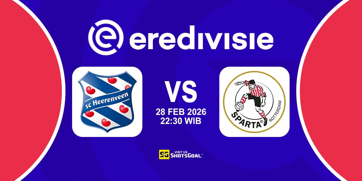 Prediksi Liga Belanda: Heerenveen vs Sparta Rotterdam 28 Februari 2026