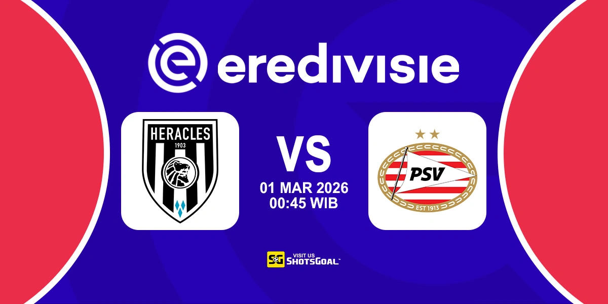 Prediksi Liga Belanda: Heracles vs PSV 01 Maret 2026
