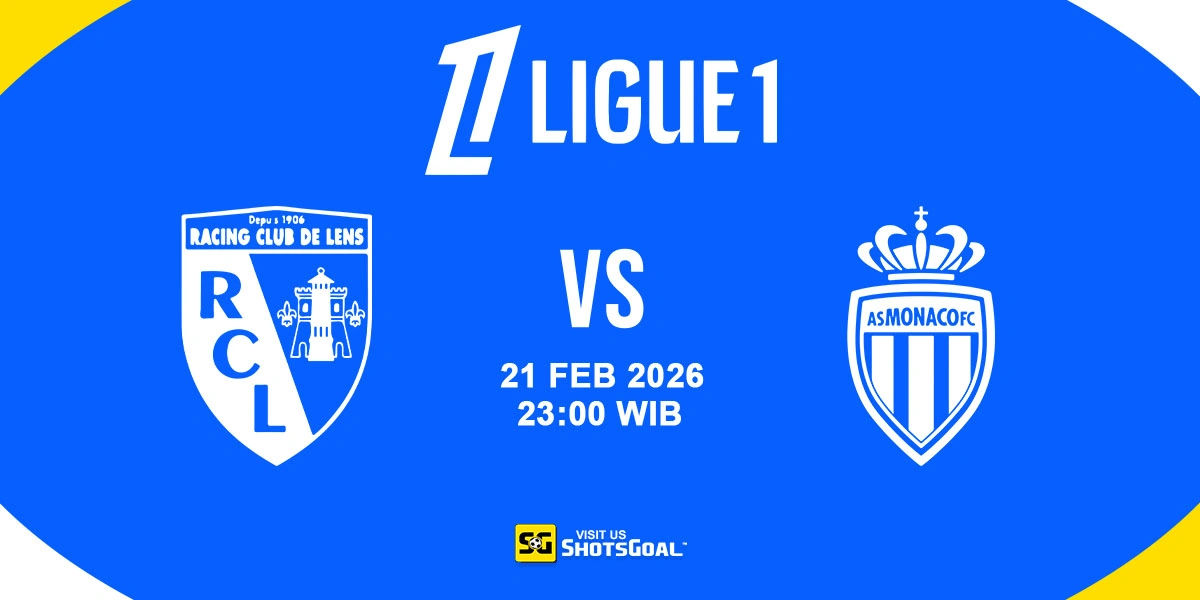 Prediksi Liga Prancis: Lens vs Monaco 21 Februari 2026