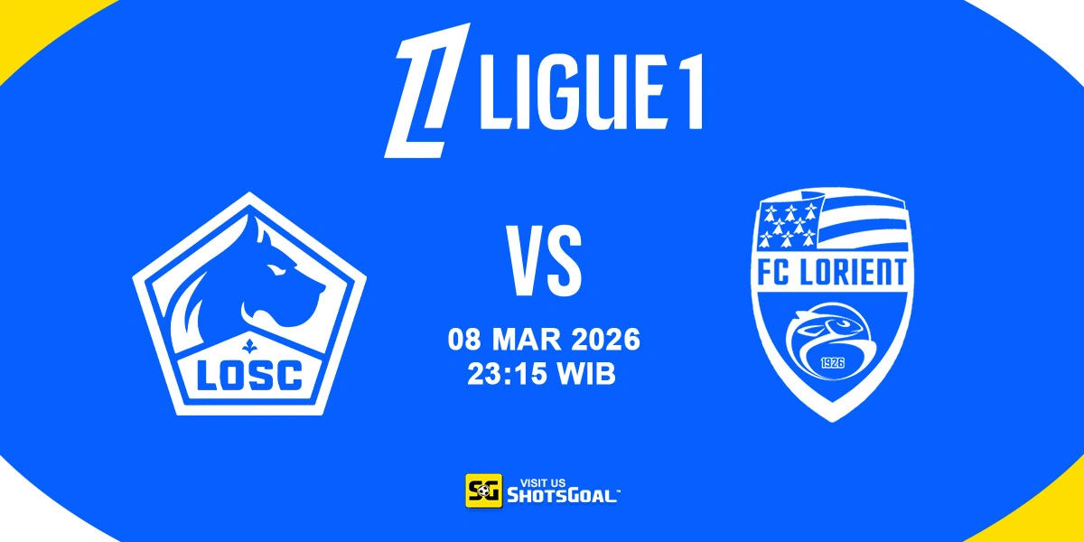 Prediksi Liga Prancis: Lille vs Lorient 08 Maret 2026