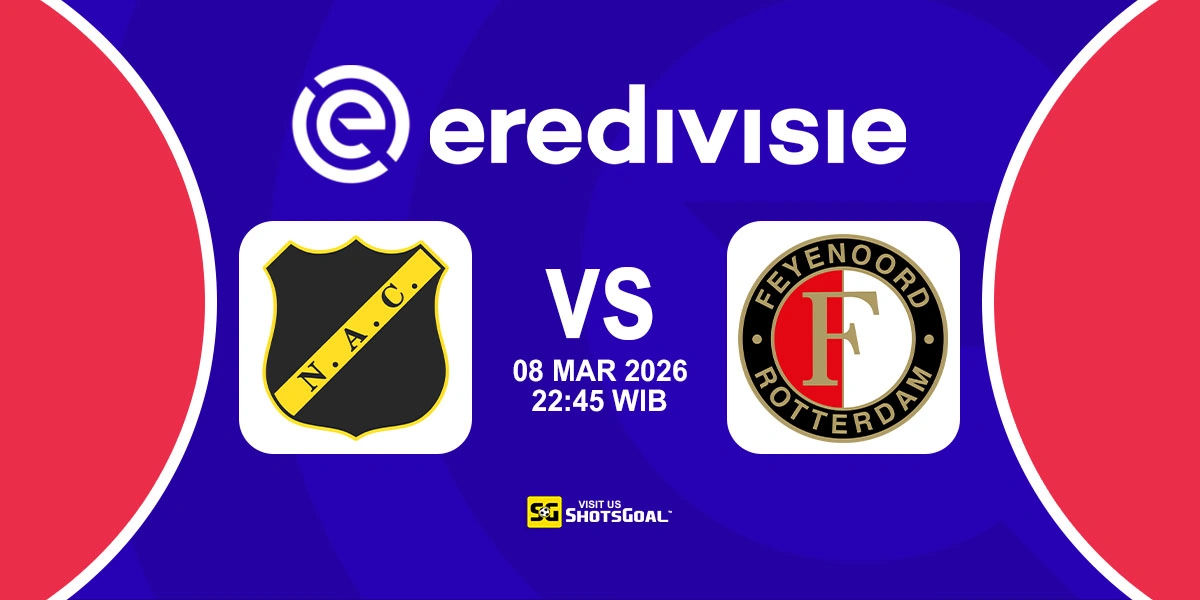 Prediksi Liga Belanda: NAC Breda vs Feyenoord 08 Maret 2026