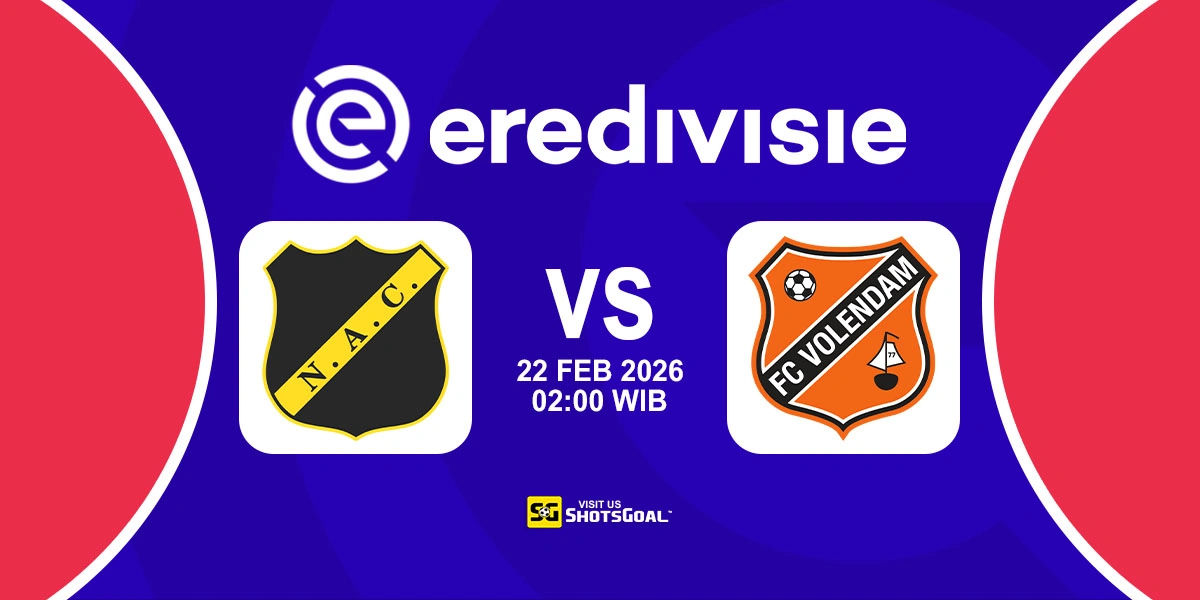 Prediksi Liga Belanda: NAC Breda vs FC Volendam 22 Februari 2026