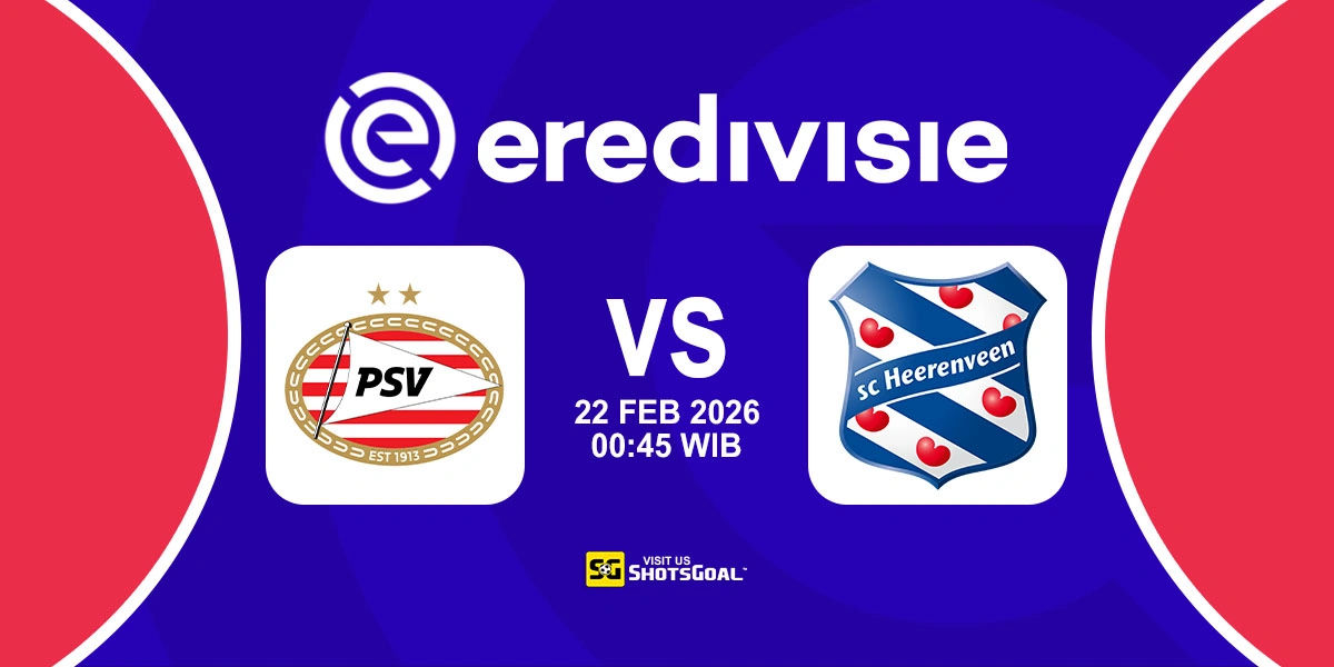 Prediksi Liga Belanda: PSV vs Heerenveen 22 Februari 2026