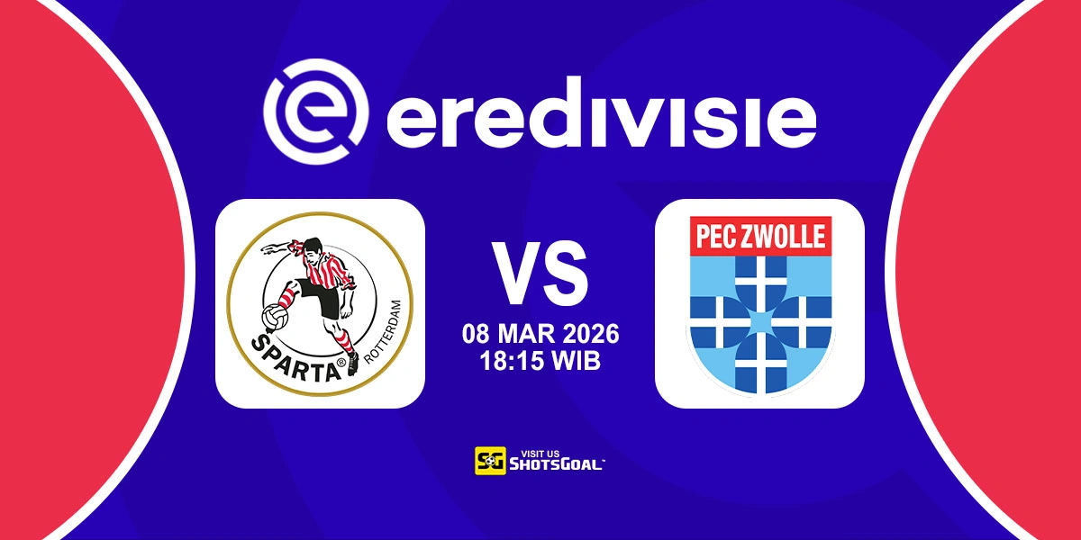 Prediksi Liga Belanda: Sparta Rotterdam vs Zwolle 08 Maret 2026