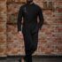 Black Bandhgala Suit for Men