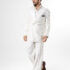 Pearl White Textured Tuxedo Suit 1