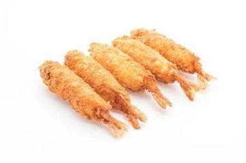 Crispy torpedo prawn