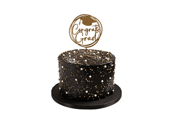 Picture of Starry Success Graduation Cake