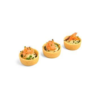 Smoked Salmon & Pesto Tart