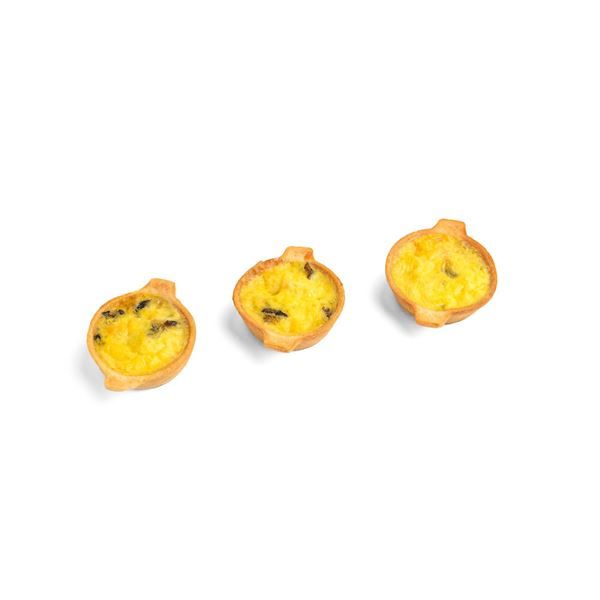 Neriku Catering. Mini Blue Cheese Quiche (V)