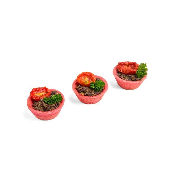 Picture of Black Olive & Dehydrated Tomato Canape (Vegan)