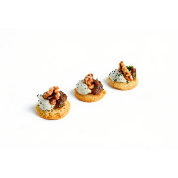 Picture of Blue Cheese & Walnuts Blini (V)