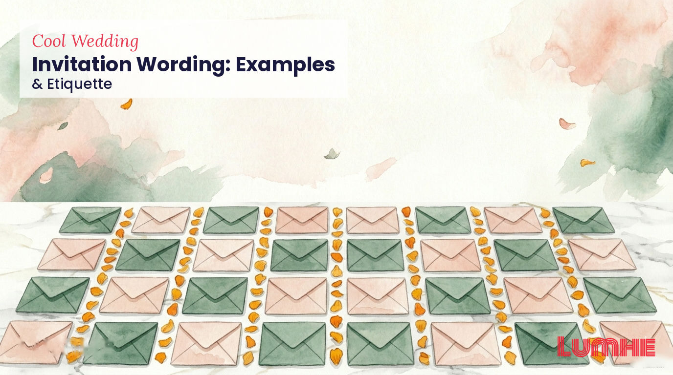cool wedding invitation wording — free templates