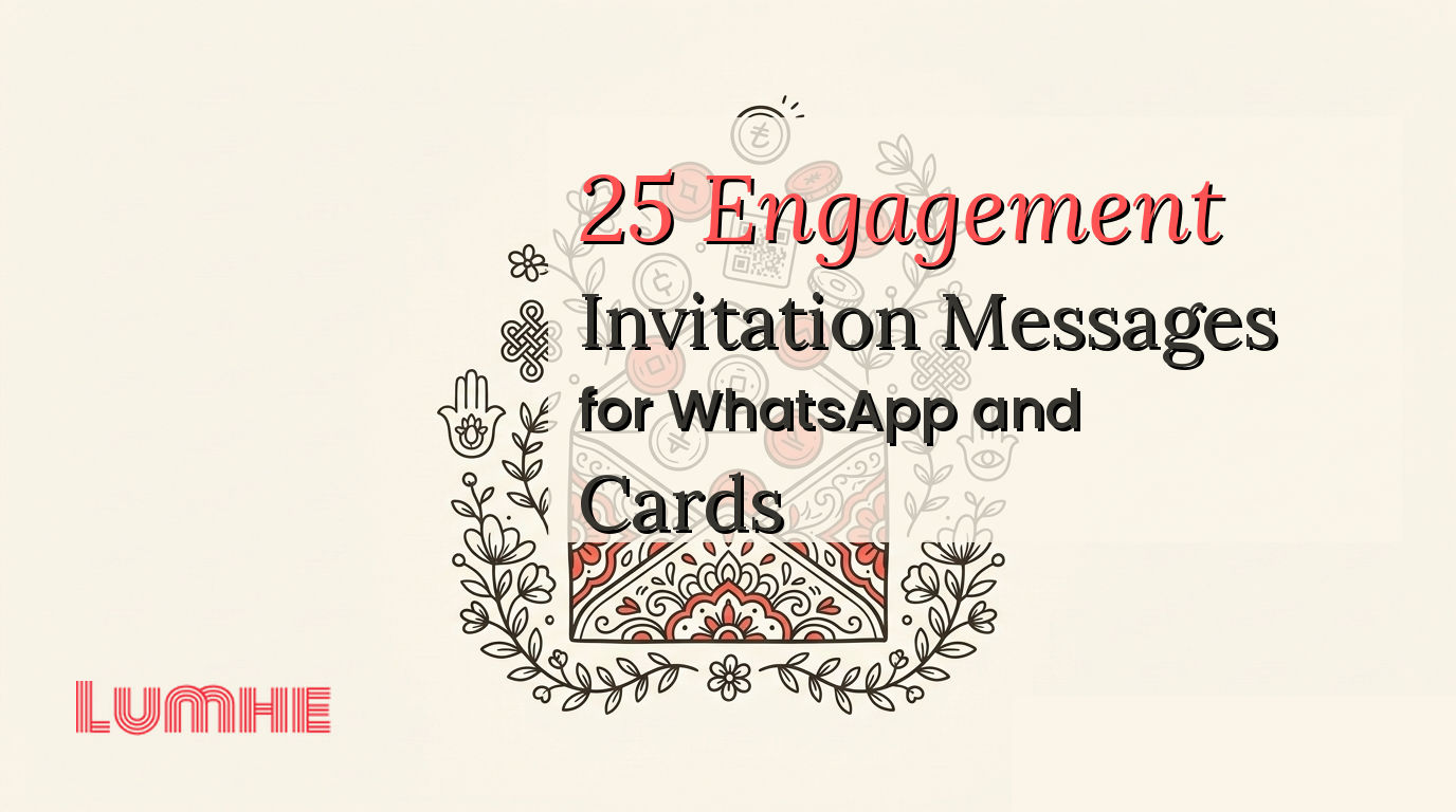 25 Engagement Invitation Messages for WhatsApp and Cards — Lumhe blog