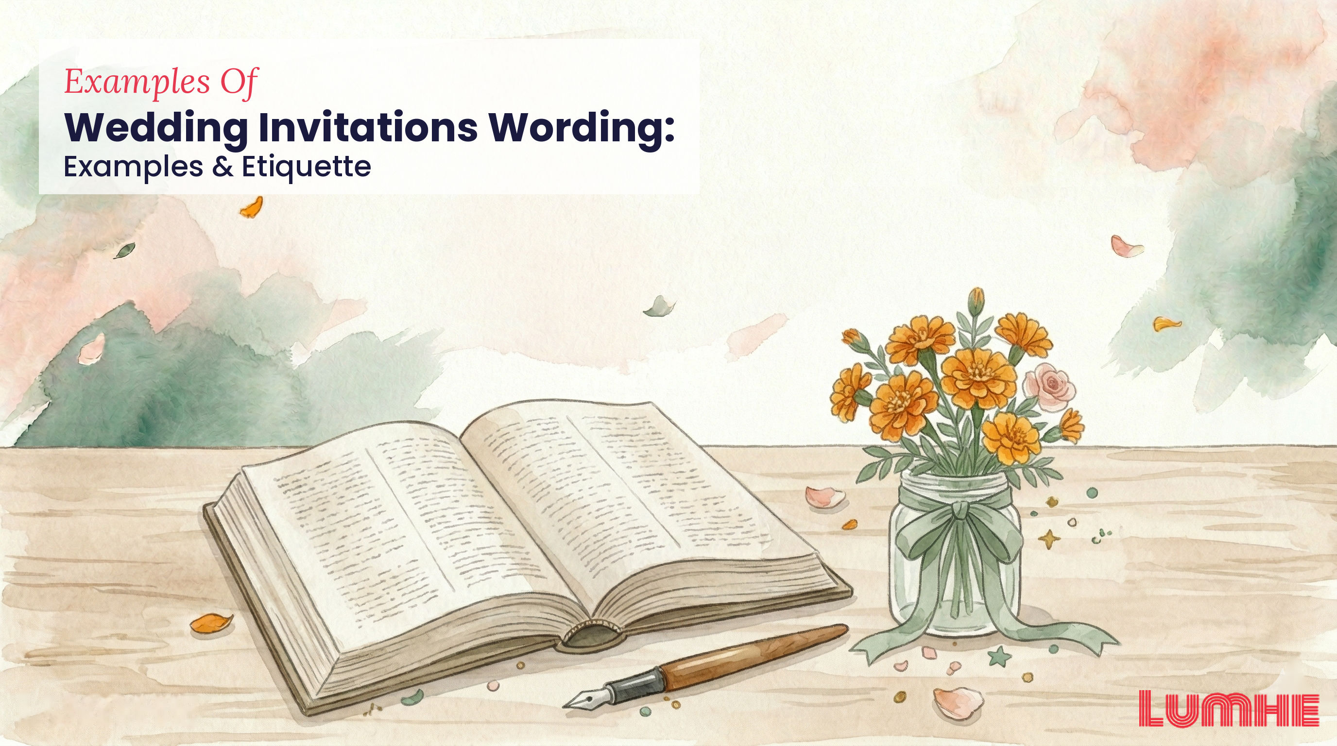 examples of wedding invitations wording samples — free templates