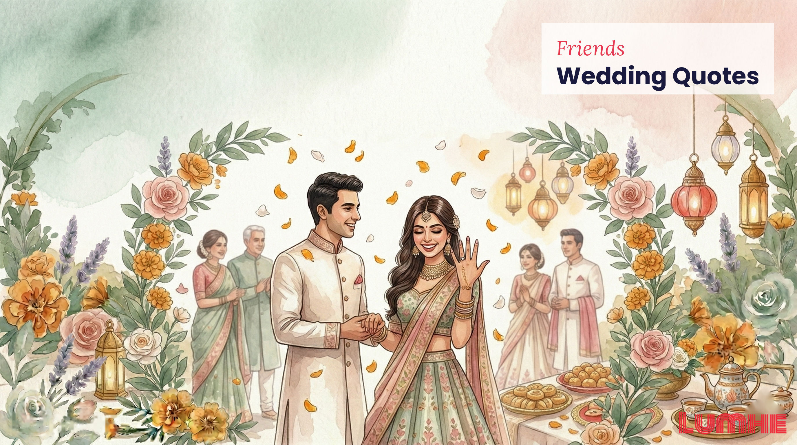 friends wedding quotes — free templates