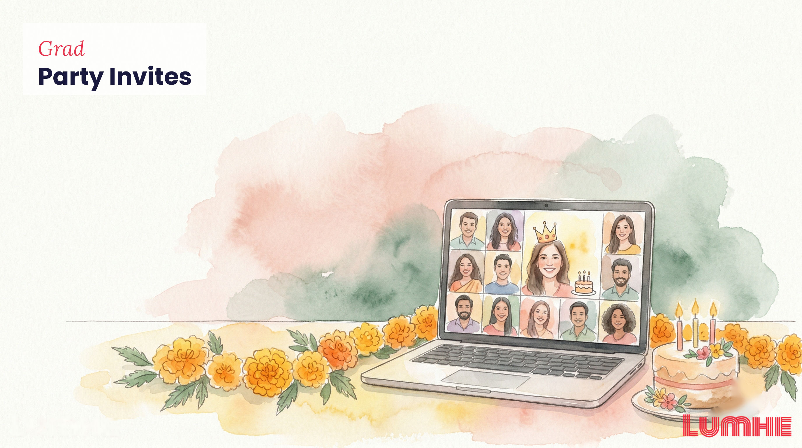grad party invites — free templates