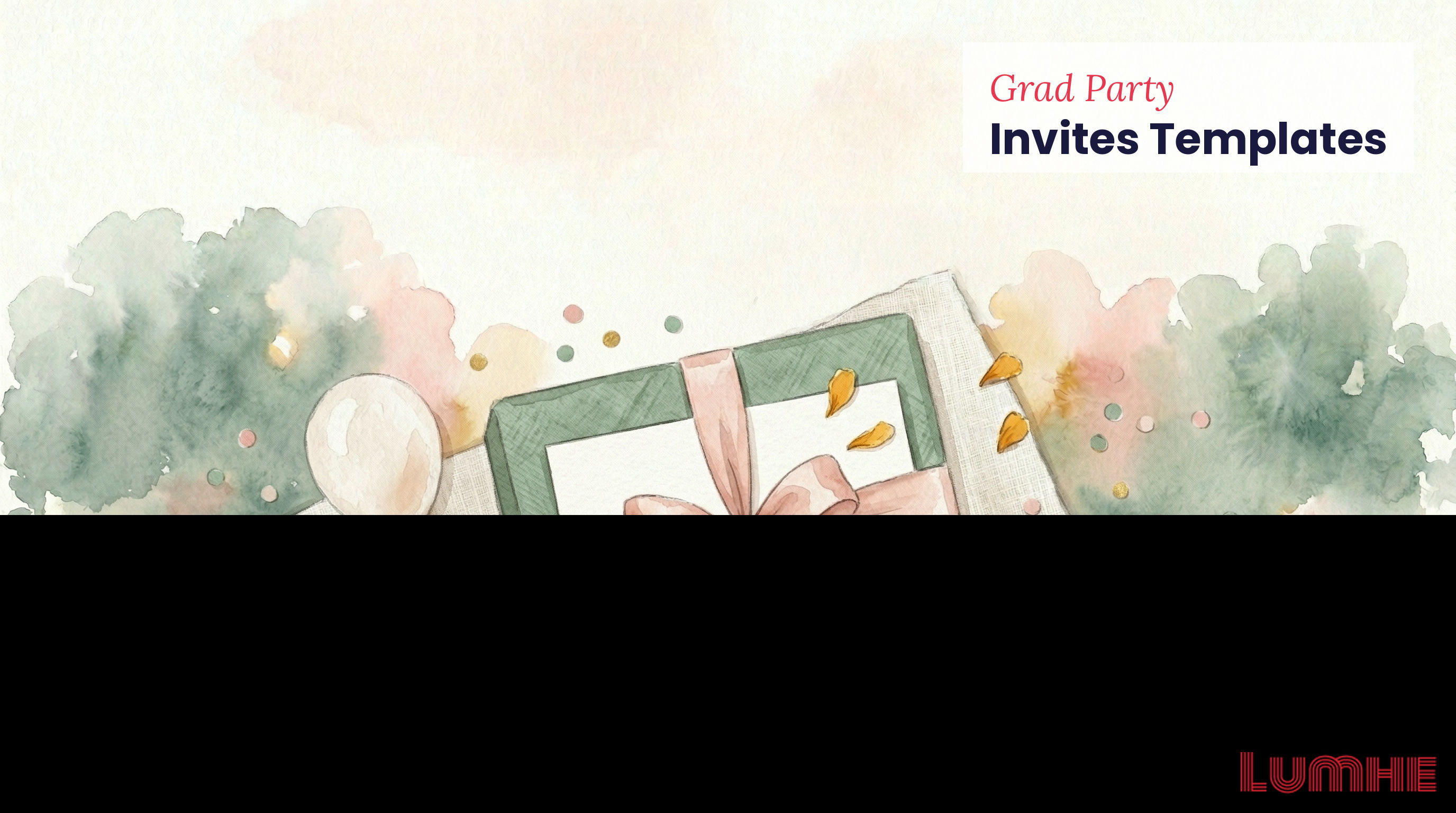 grad party invites templates — free templates