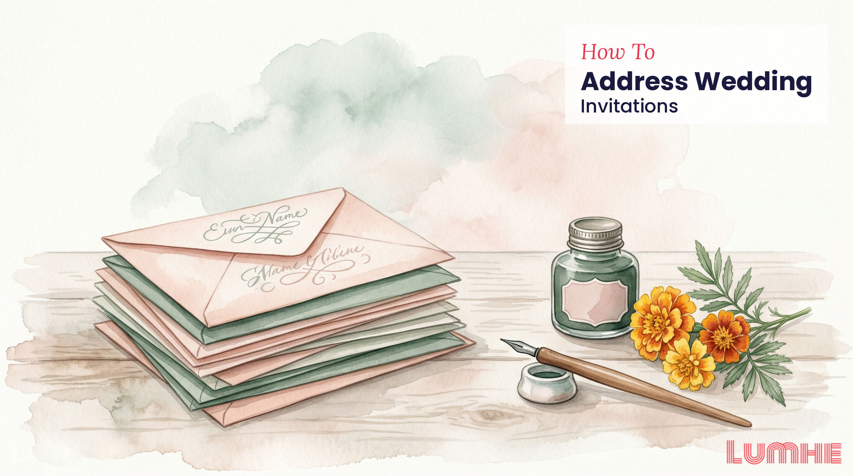 how to address wedding invitations — free templates