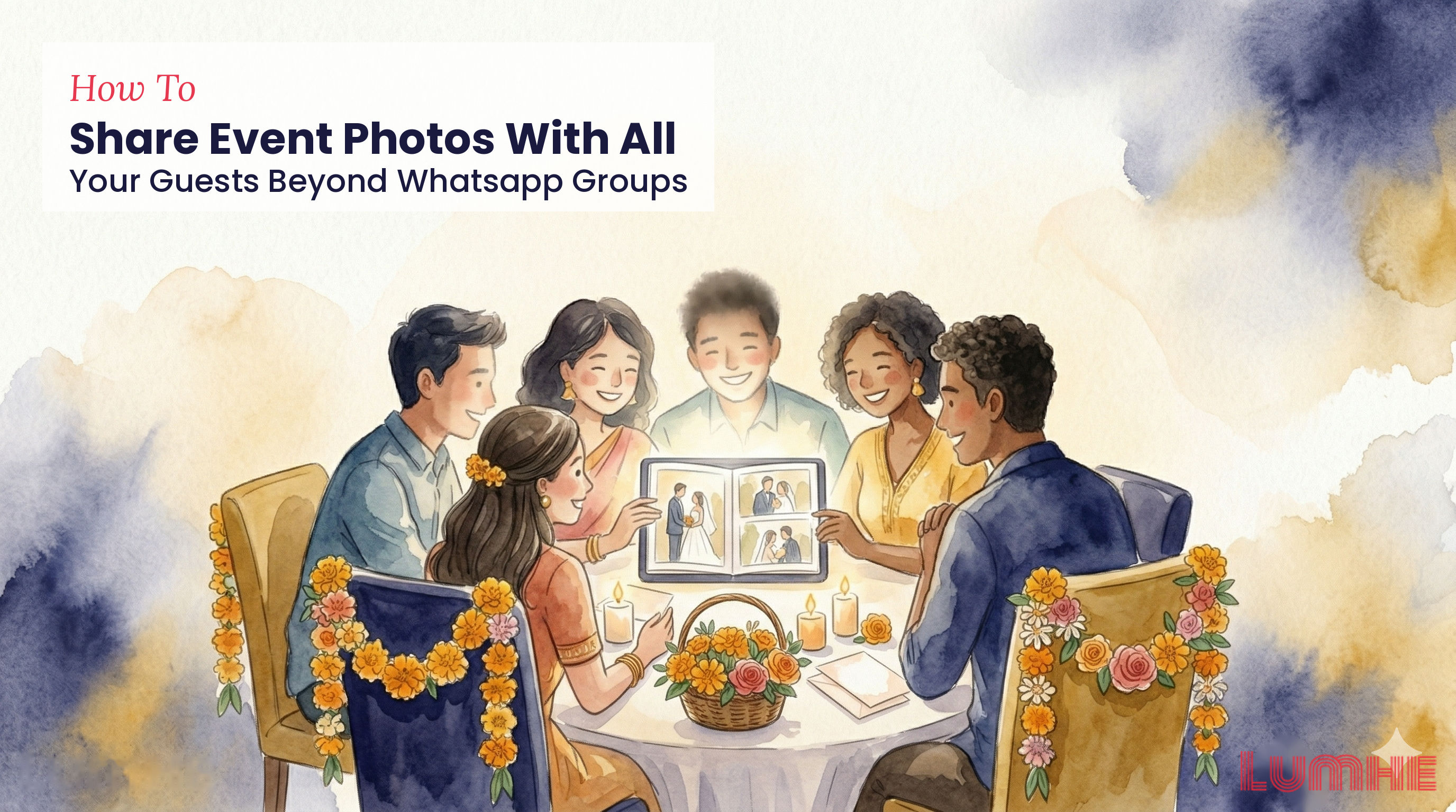 share event photos with guests app — free templates