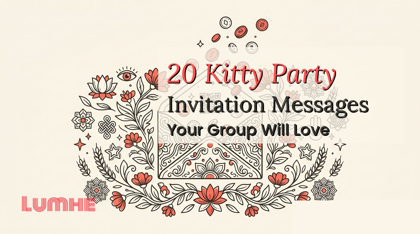 20 Kitty Party Invitation Messages Your Group Will Love — Lumhe blog