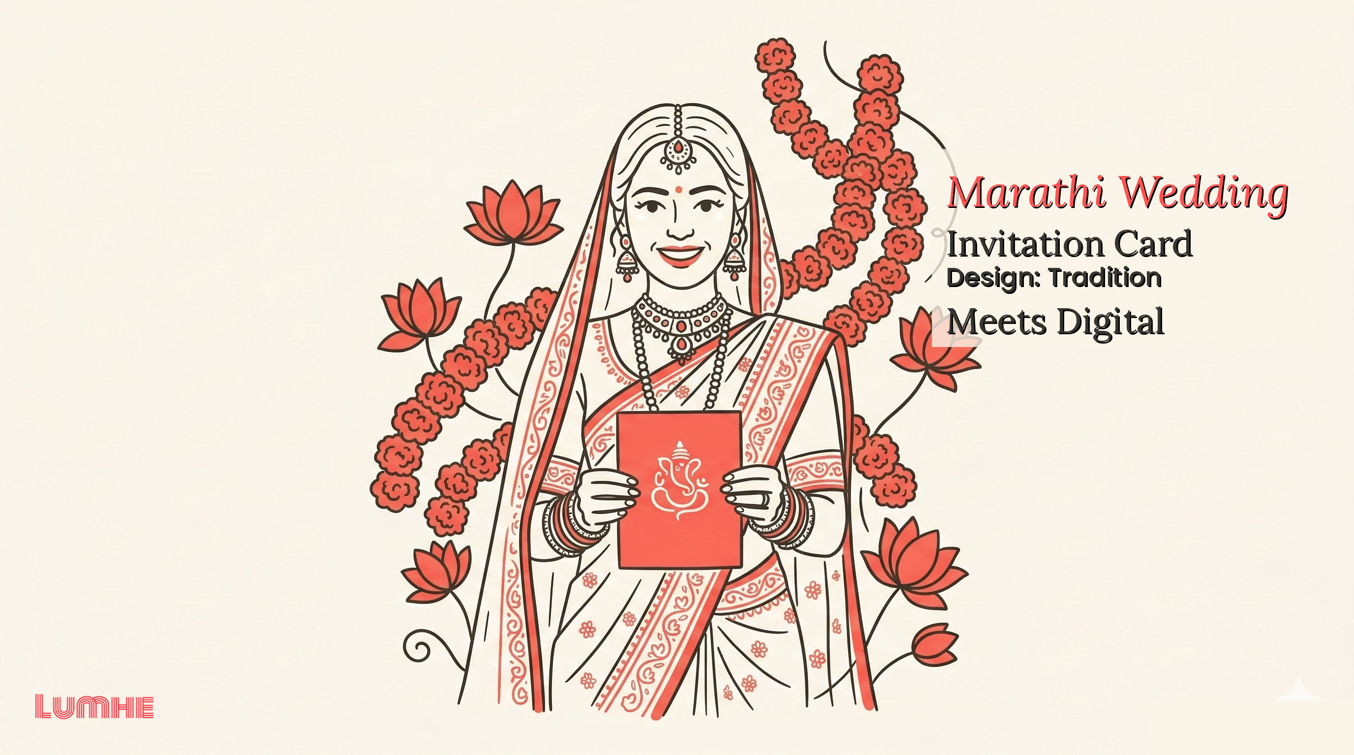 Marathi Wedding Invitation Card Design: Tradition Meets Digital — Lumhe blog