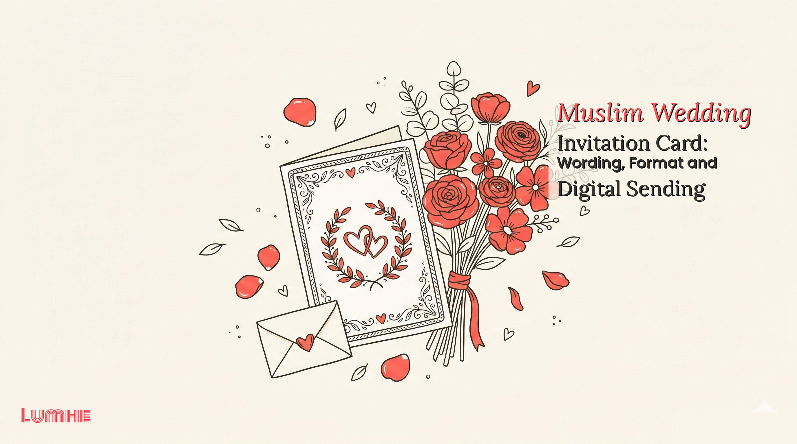 Muslim Wedding Invitation Card: Wording, Format and Digital Sending — Lumhe blog