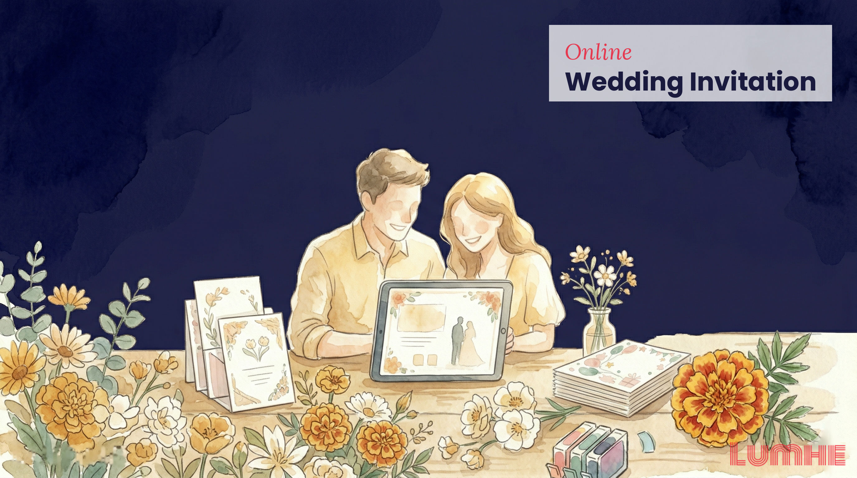 online wedding invitation — free templates