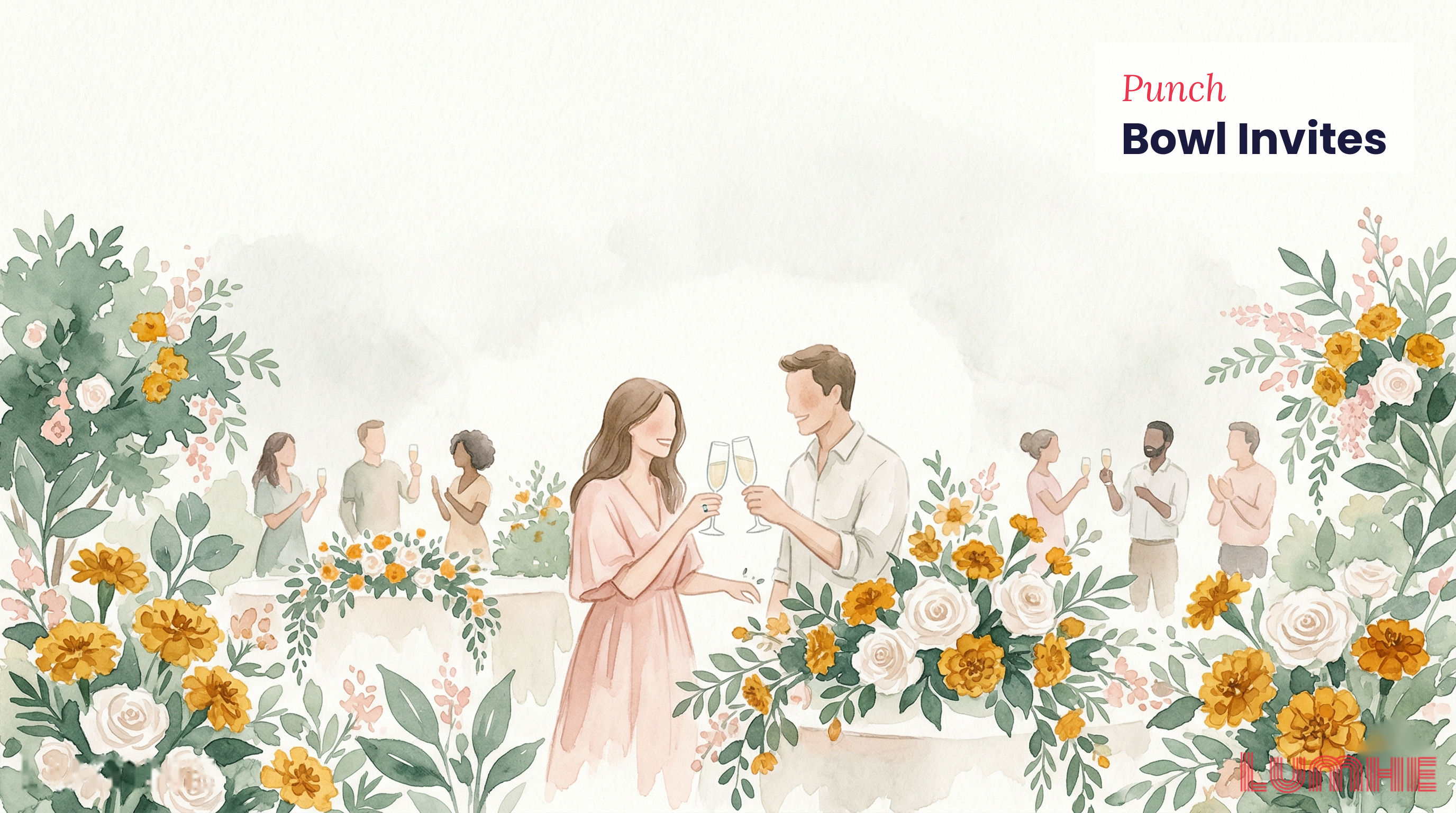 punch bowl invites — free templates