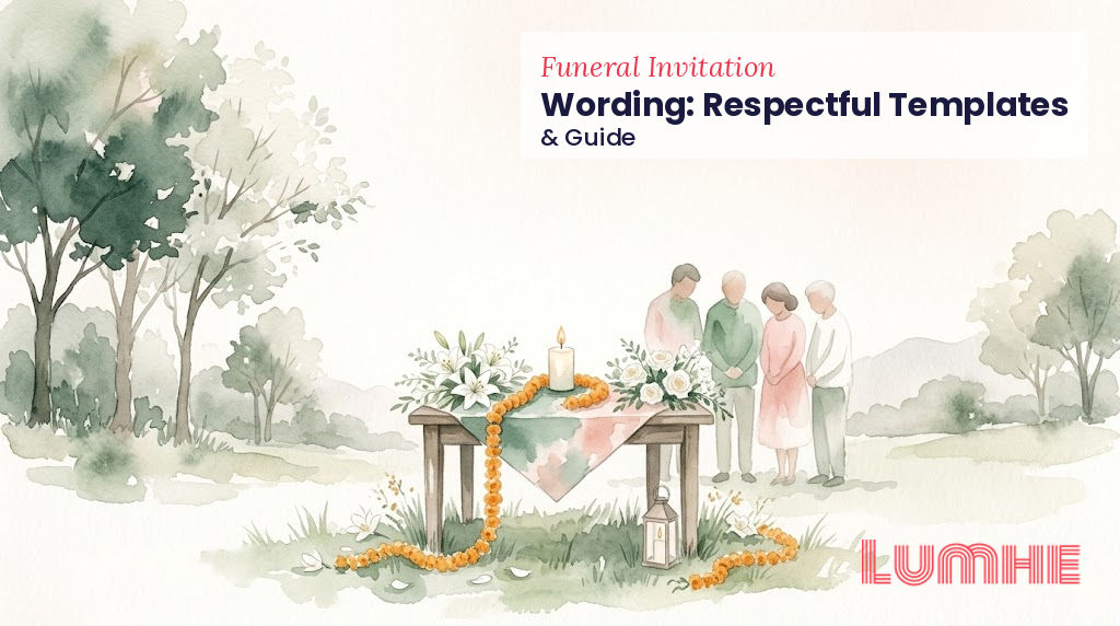 funeral invitation — free templates