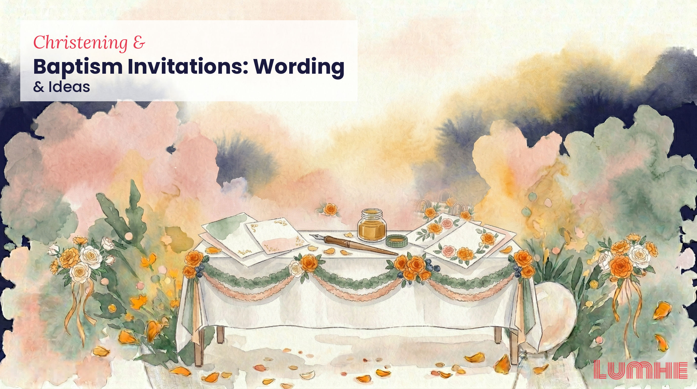 invite to baptism — free templates