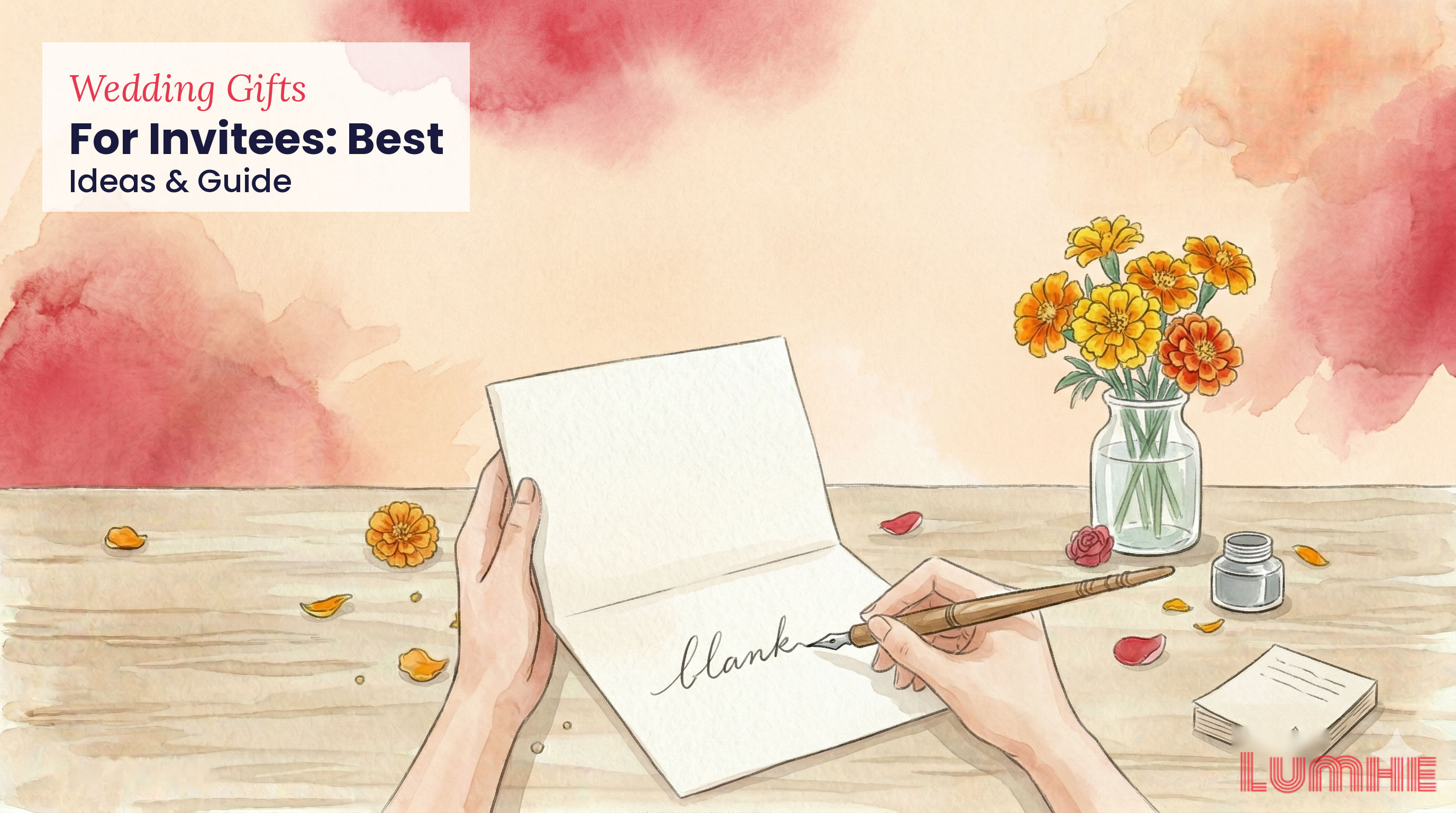 wedding gifts for invitees — free templates
