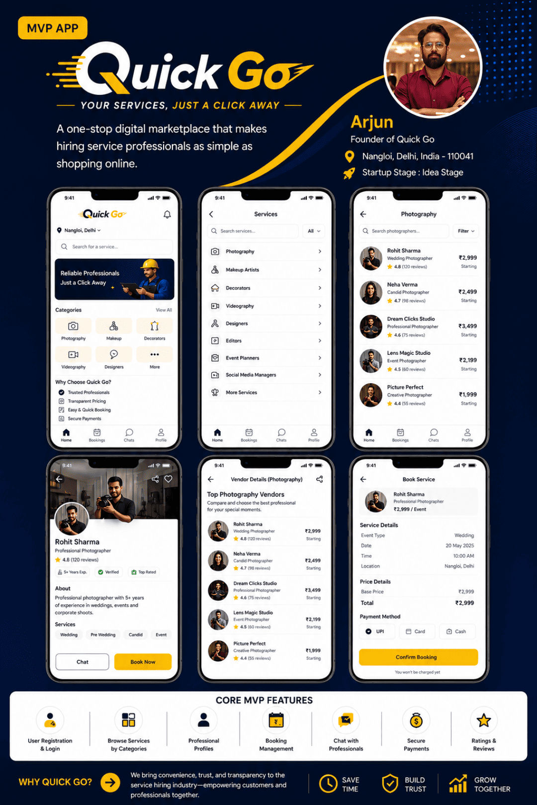 Customer App (MVP)