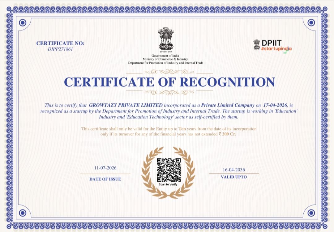 Startup India DPIIT Recognition