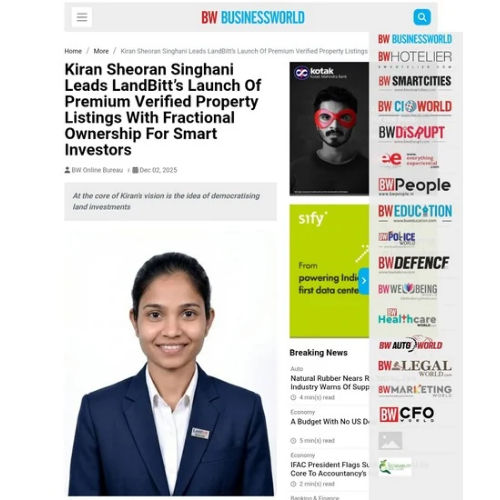 India's First Blockchain Real Estate Platform 
