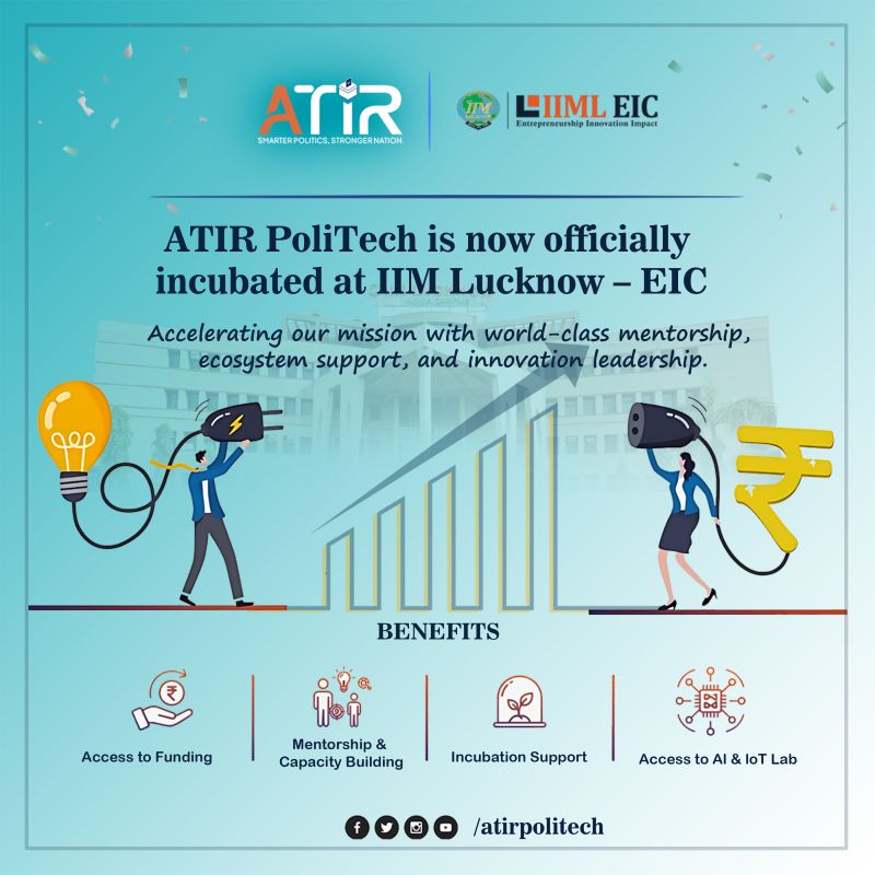 Incubated at IIM Lucknow Enterprise Incubation Centre (IIML-EIC)
