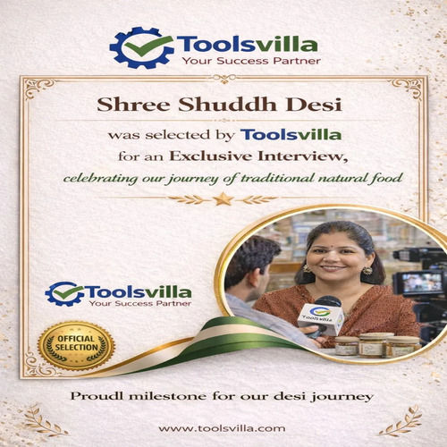 Selected by Toolsvilla for an interview on our traditional Indian food journey.