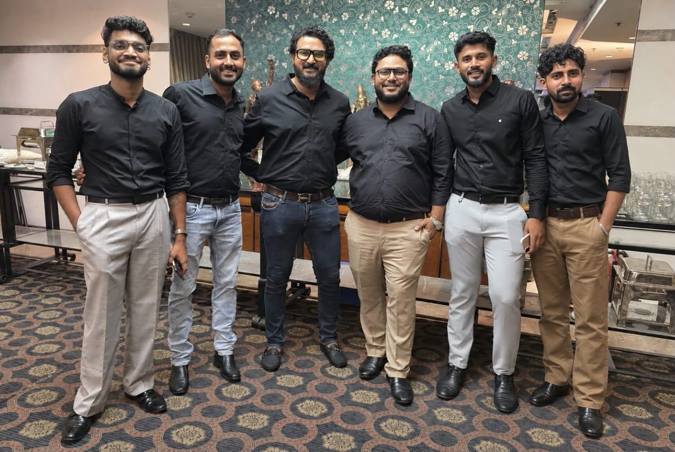 EL's Indian Team at a success party of a new project