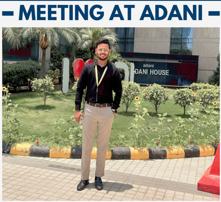 Meeting with the Adani Group for business represents a significant milestone for our company. 
