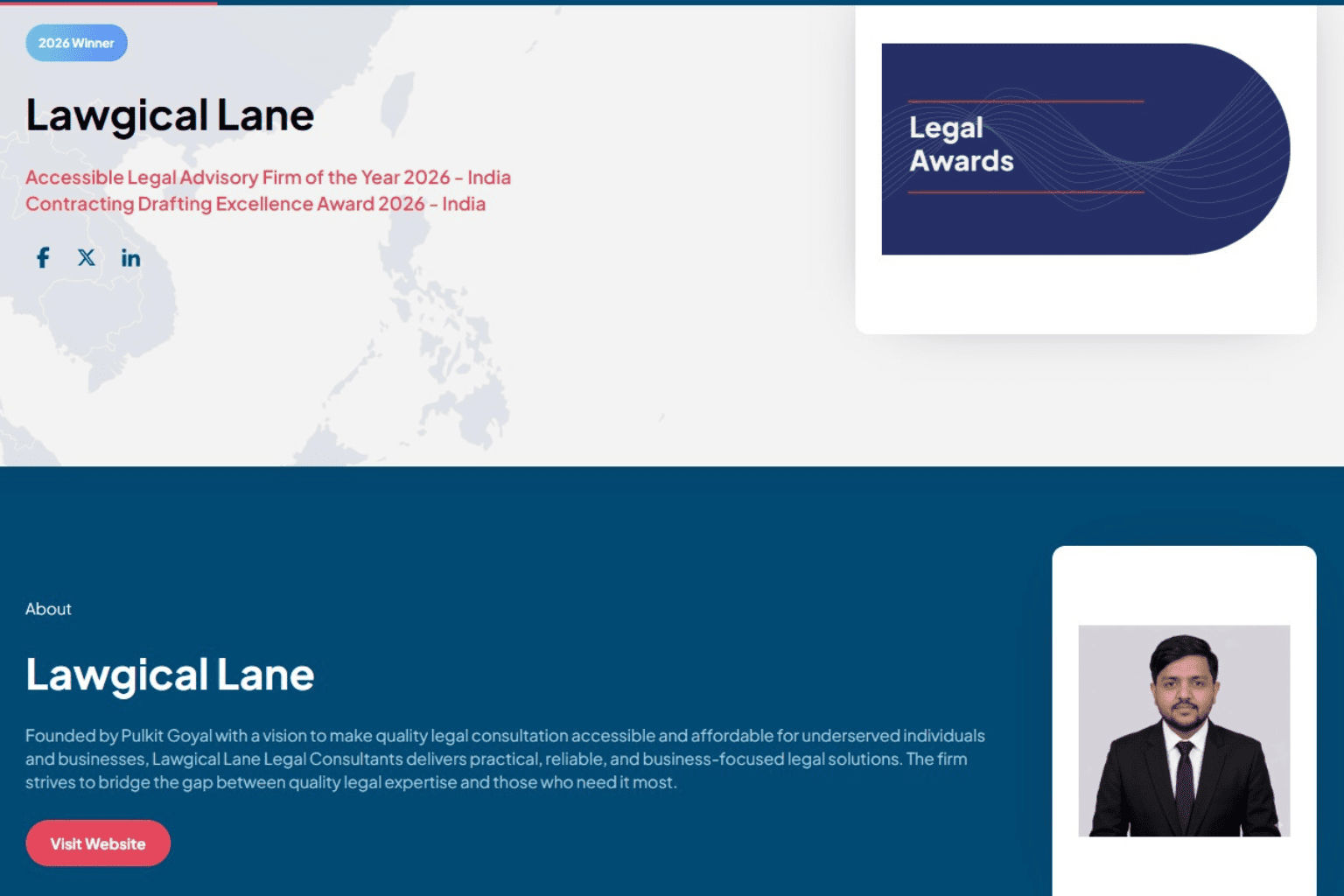 Lawgical Lane Recognized at Legal Awards 2026
