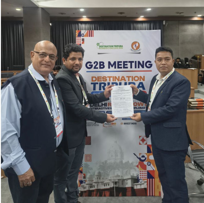 On 24 February 2026 in New Delhi, B & S Ventures signed an MOU with the Government of Tripura.