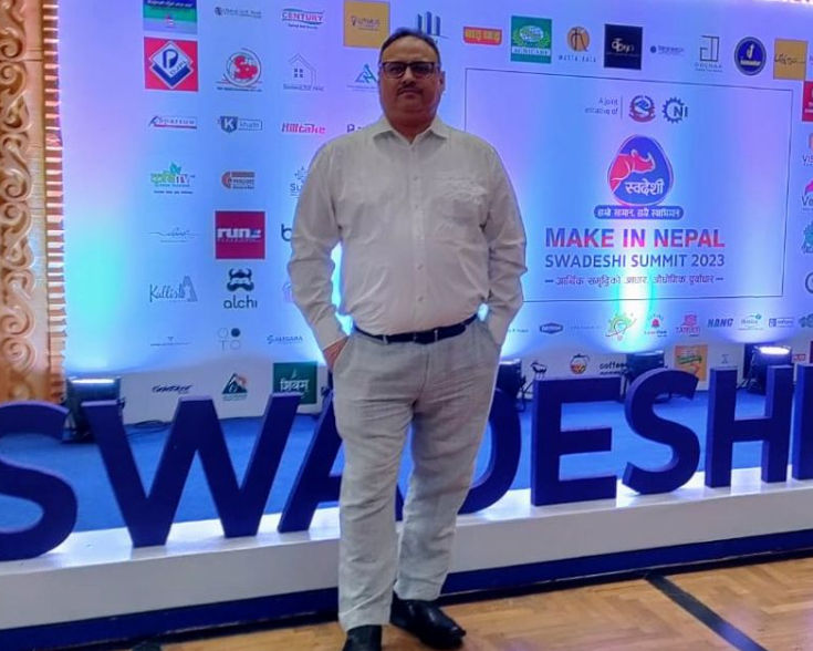 At the CNI - Swadeshi Summit 2023, Kathmandu.
