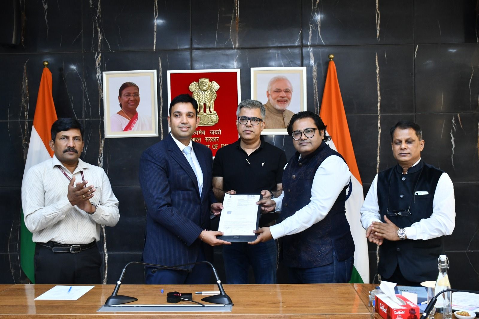 MOU signed with FDDI at Vanijya Bhawan New Delhi