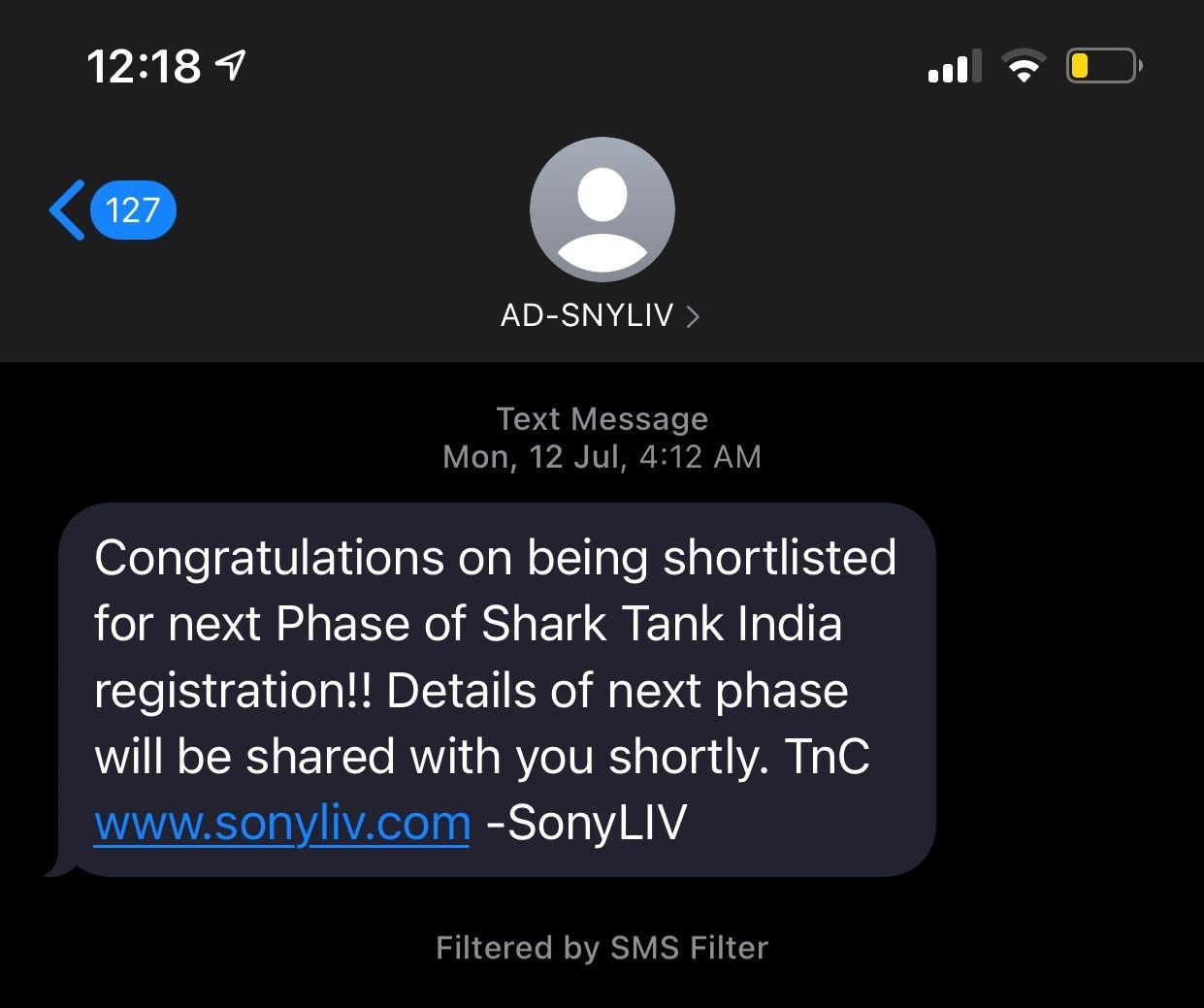 cleared the first round of Sharktank India.