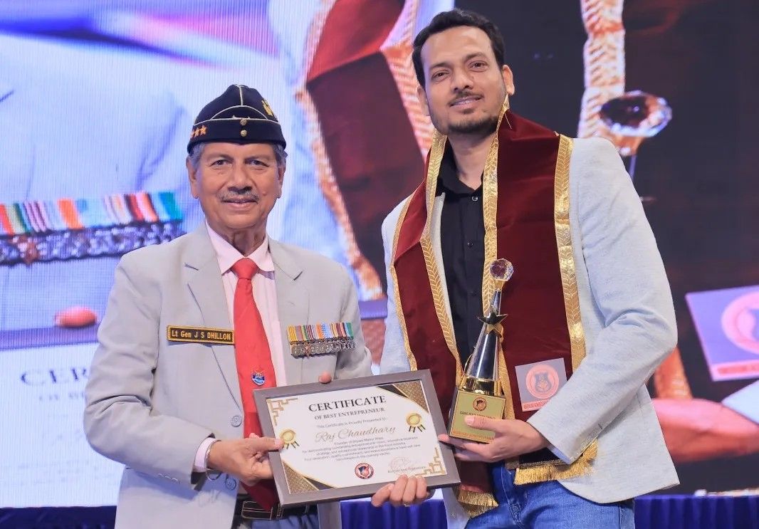 Best Entrepreneurship Award in Biryani Category 