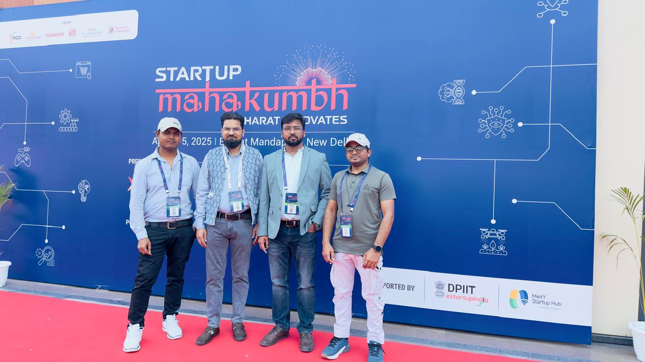 SISHAR team at Startup Mahakumbh 2025.